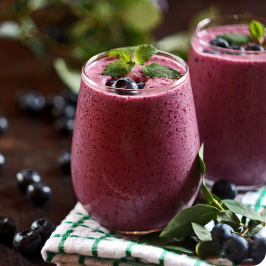 Bærsmoothie med Benjis sea moss gel