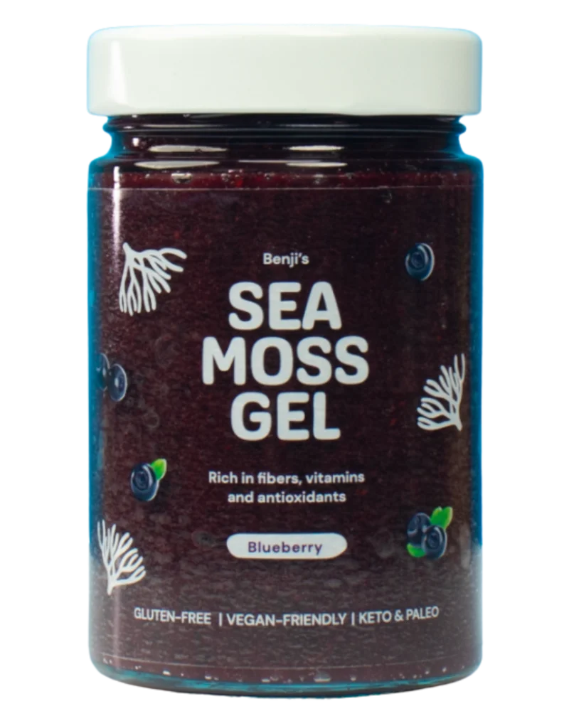 Benjis Sea Moss Gel med blåbær, 327 ml